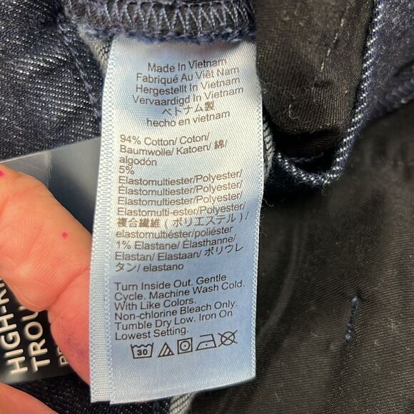 J. Crew Factory CG484 High-rise trouser jeans 32 Petite NWT - Picture 10 of 12